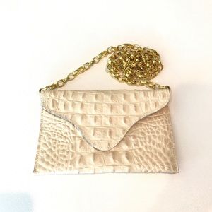 j.j. Winters Crocodile leather clutch
